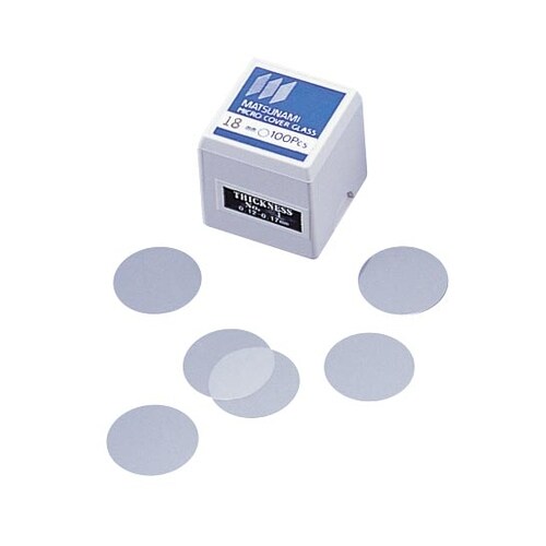 マツナミ カバーグラス 22mmφ 100枚