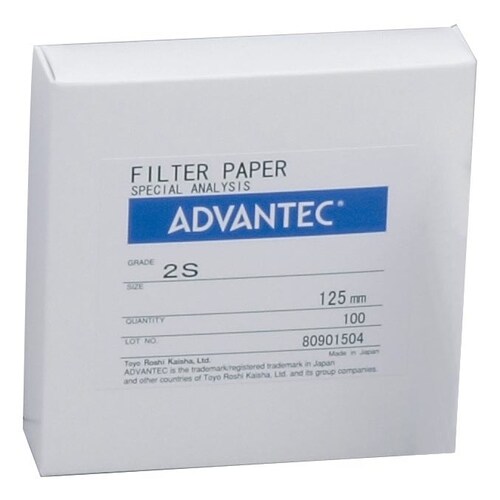 分液ろ紙 No.2S 125φ 48011125