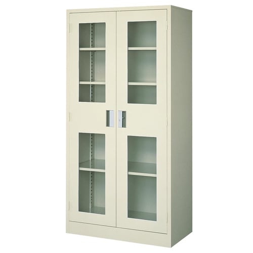 三島精器 塩ビ両開き保管庫 R−81G