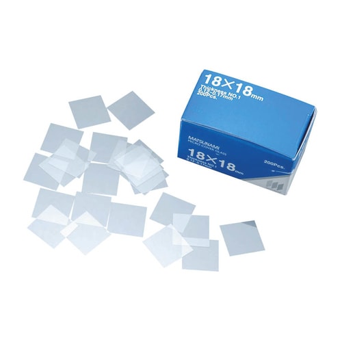 カバーグラス 18×18mm 200枚