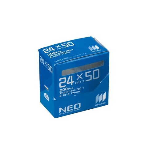 カバーグラス(マツナミNEO) 24×50mm