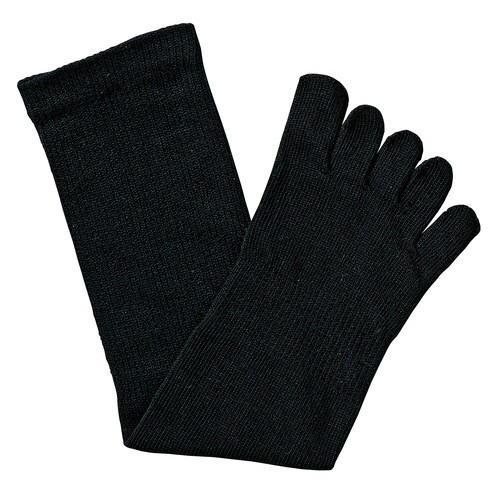 5本指靴下 黒 25ー27cm