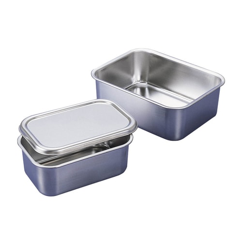 ステンレス深型バット H−3 215×154×75