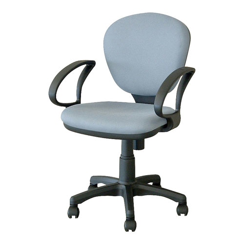 OAロッキングチェア肘付きグレー