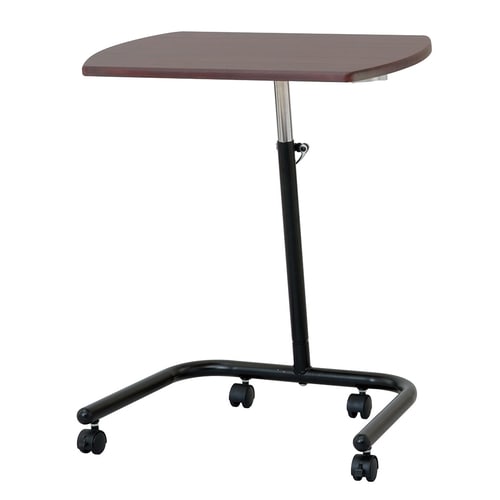 キャスターテーブル ダーク木目
