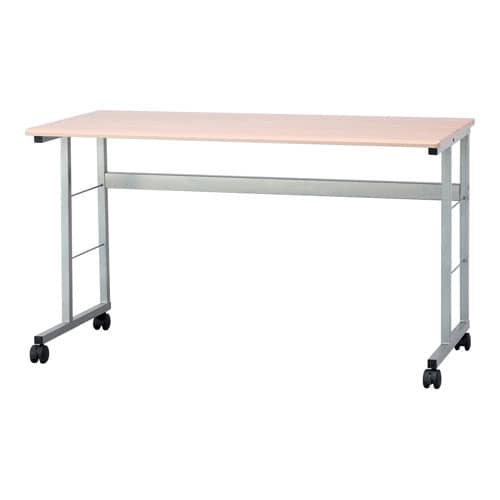 キャスターデスクW1200 ナチュラル木目