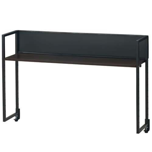 机上ラックW1200用ダーク木目