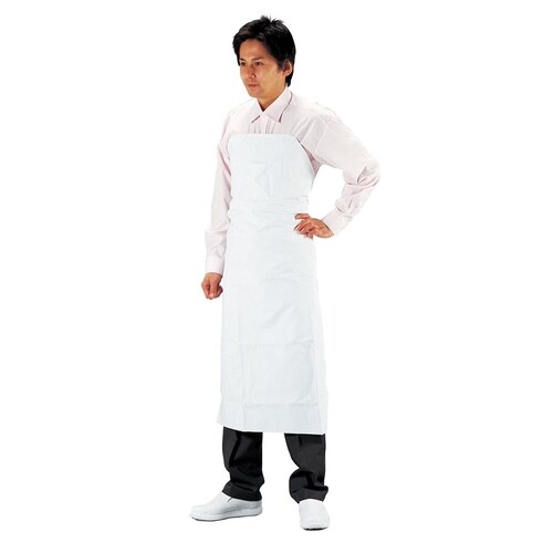 ワンタッチ前掛 ホワイト