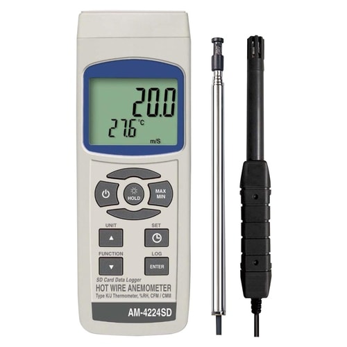 デジタル熱線式風速・風量計 AM−4224SD