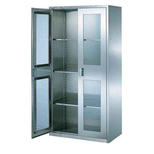 ステンレス両開き保管庫 BSU−918RG