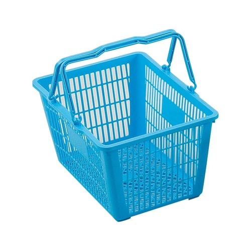 カラー手提バスケット MY24−青