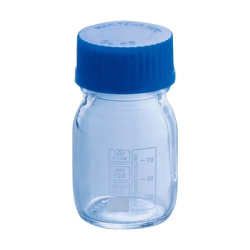 ねじ口瓶(青蓋付 ISOLAB) 100mL