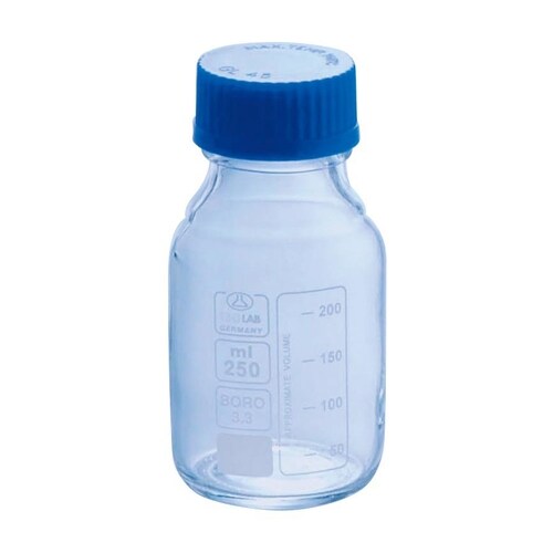 ねじ口瓶(青蓋付 ISOLAB) 250mL
