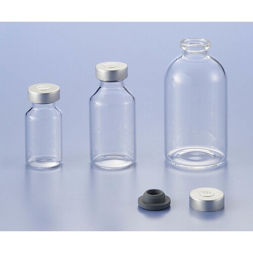 バイアル瓶(ゴム栓アルミキャップ付き) No.5