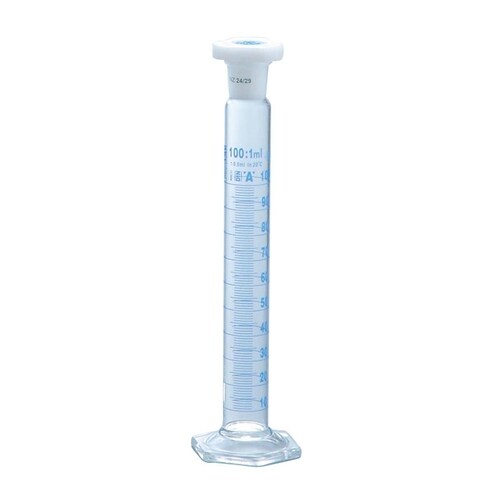 有栓メスシリンダー(ISOLAB) 100mL