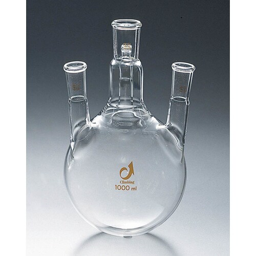 共通摺合四口フラスコ 200mL 19/38