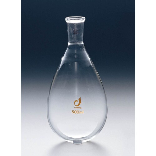 共通摺合茄子型フラスコ 100mL 15/25