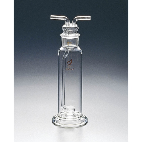 ガス洗浄瓶(板フィルタ付) 125ml 34/28