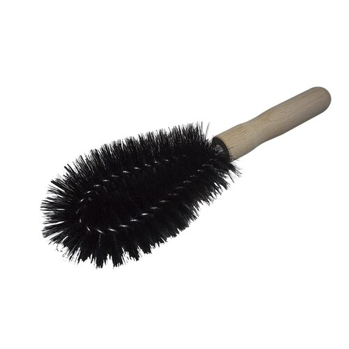 木柄付ビーカー用ブラシ 木柄付