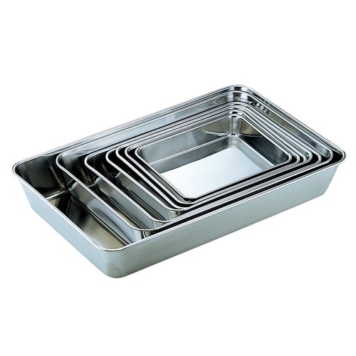 ステンレス浅型バット 15枚取