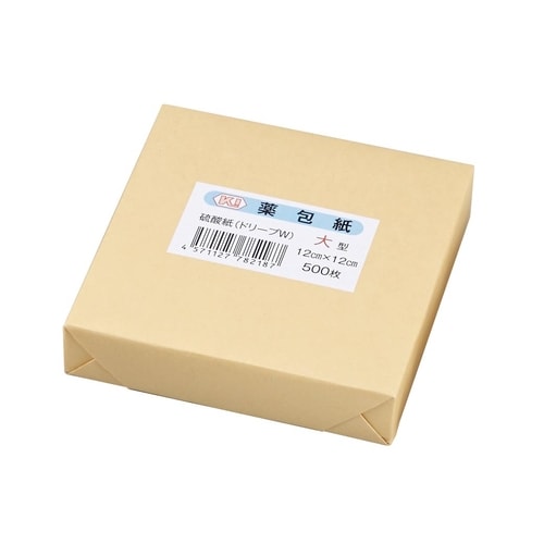 薬包紙 硫酸紙 大 120×120mm 500枚