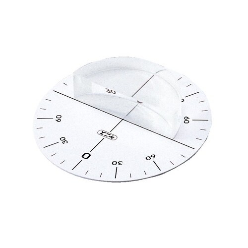 ケニス 角度板付半円レンズ S−60