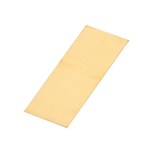 実験用金属板 B−14 真鍮板 45×120mm