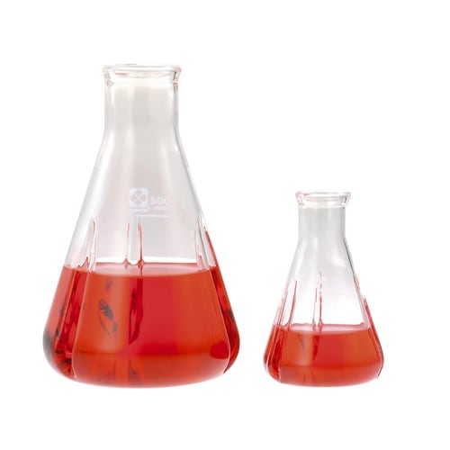 柴田科学 三角フラスコ バッフル付 200mL