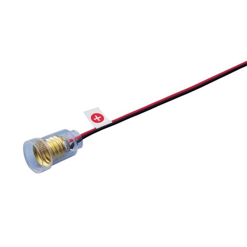 ケニス 豆球ソケット B シール付(10個組)