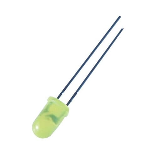 ケニス 発光ダイオード 黄色 抵抗付(10個)