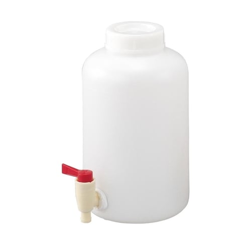 サンプラテック ポリ活栓付広口瓶 CP−5W 5L