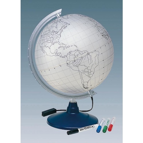 ケニス 白地図地球儀 白地図30