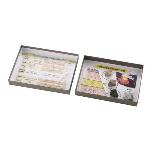 ケニス おもな堆積岩 4種組