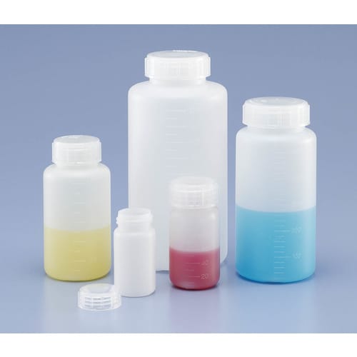 ポリ広口瓶(PE 中栓なし) WN−50 1個×2