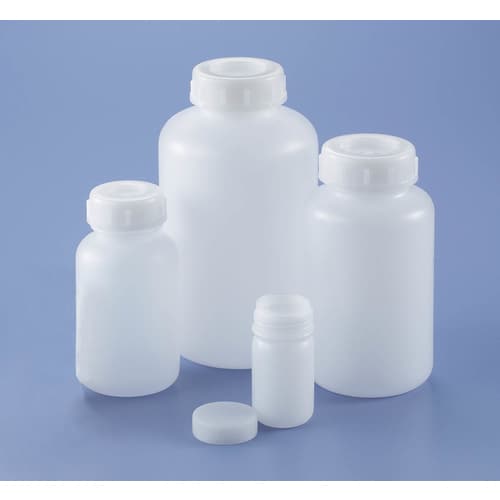 ポリ広口瓶(PE 中栓付) WP−100 1個×2