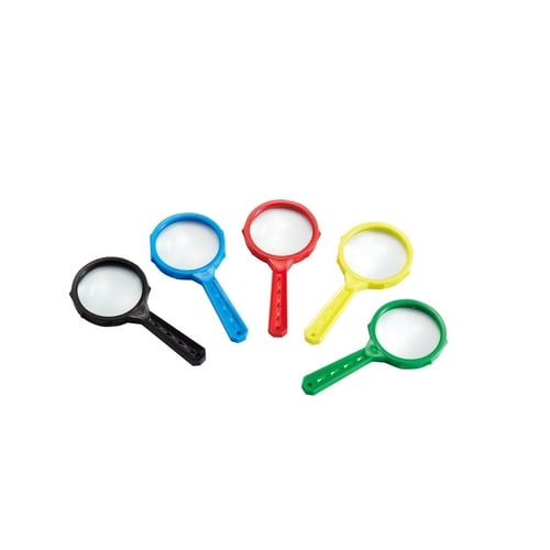 ケニス プラスチック枠ルーペ (5色組) 5C