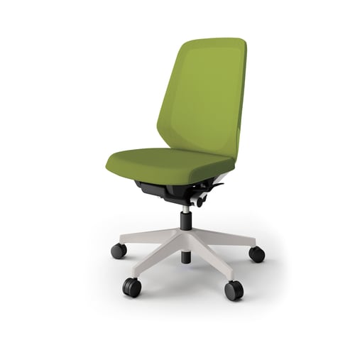 ノートチェア ハイ 樹脂グレー布モスG