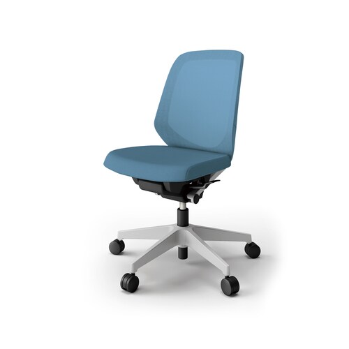 ノートチェア ロー 樹脂グレー布ダックB