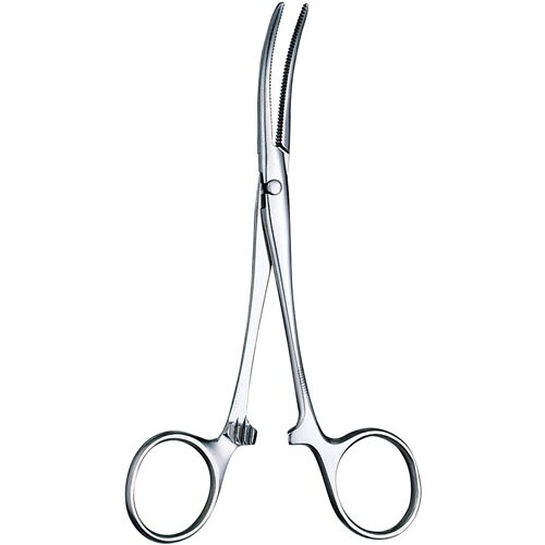 マツヨシ止血鉗子コヘル氏 反型ハズシ無鈎185mm