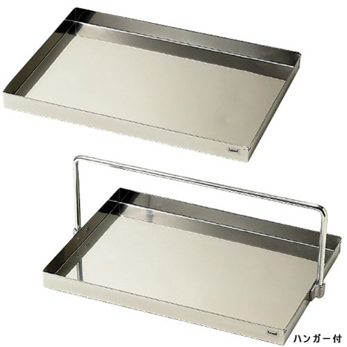 投薬トレー用トレーステンレス製 48人用ハンガー付