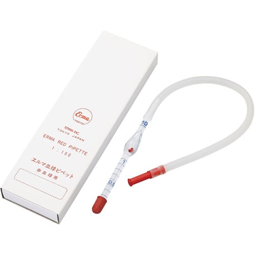 赤血球ピペット ゴム管・吸口付