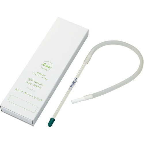 ザーリーピペット 0.02mlゴム管・吸口付JIS