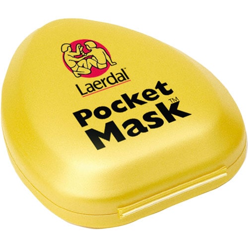 ポケットマスク ハードケース 黄