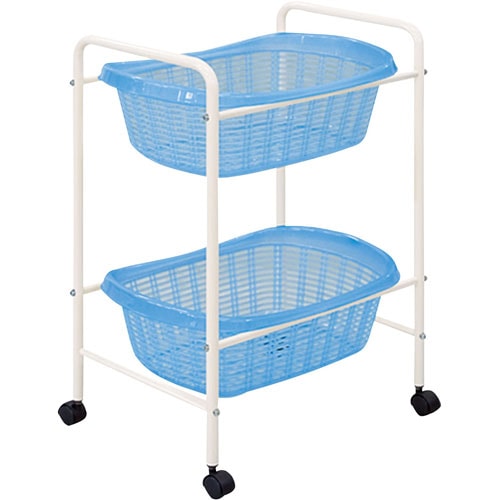 脱衣カゴ(2段) ブルー