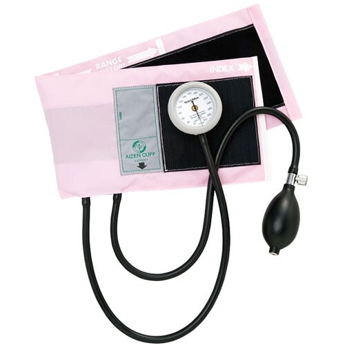 ギヤフリーアネロイド血圧計 ピンク