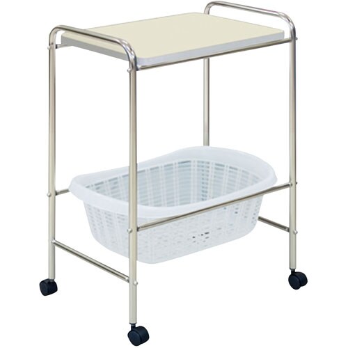 脱衣カゴ(器械台付) ホワイト