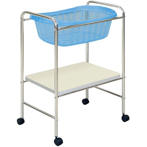 脱衣カゴ(器械台付) ブルー