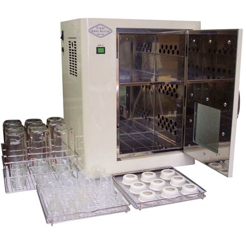 哺乳びん殺菌乾燥保管庫 9本用