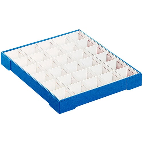 カラー散薬トレー30人用 ブルー 6008−04