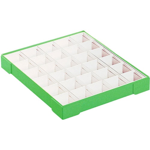 カラー散薬トレー30人用 グリーン 6008−05